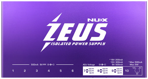 NUX Zeus Guitar Pedal Power Supply