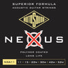 Rotosound NEXUS Coated Phosphor Bronze Acoustic Guitar Strings, 11-52