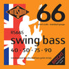 Rotosound RS66S Swing Bass 66 Short Scale Stainless Steel Bass Strings – 40–90 Gauge