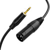 Quiklok Male XLR to 3.5mm Stereo Jack MCR618K-2BK