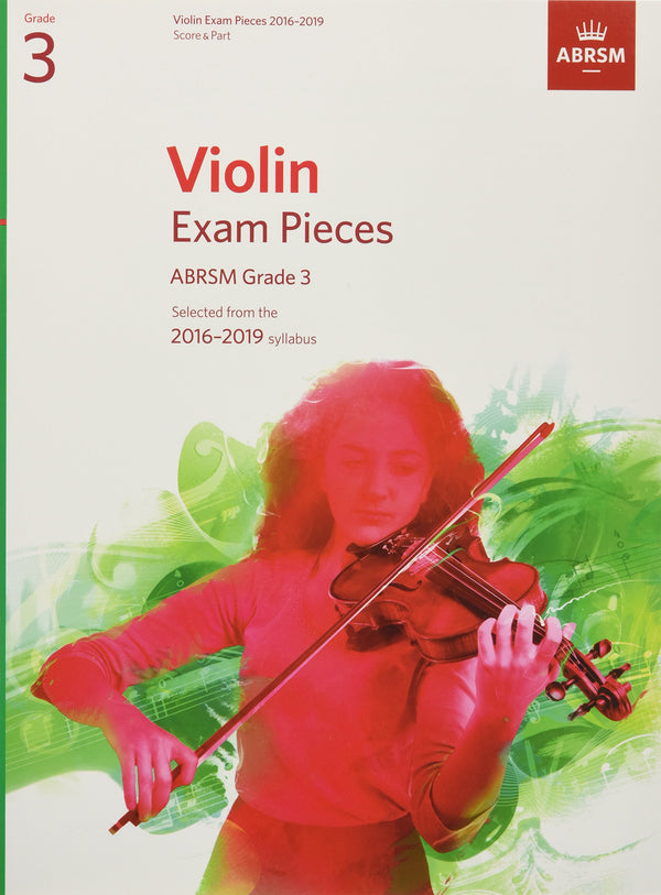 ABRSM Violin Exam Pieces Grade 3 2016-2019