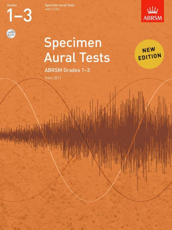 ABRSM Specimen Aural Tests (from 2011) with 2 CDs Grades 1-3