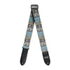 AMUMU Guitar Strap – Bohemian Style Woven Design, Adjustable with Leather Ends