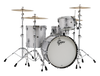 Gretsch Brooklyn USA 4-Piece Shell Set – Silver Sparkle – 10/12/16/22 Non-Drilled Bass Drum (GB-E8246-012)