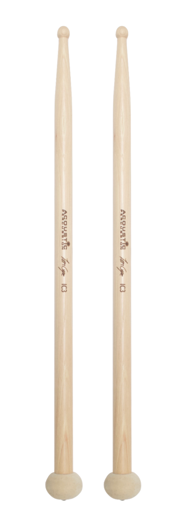 Acoustic Percussion IC3 double ended Timpani/snare drum sticks