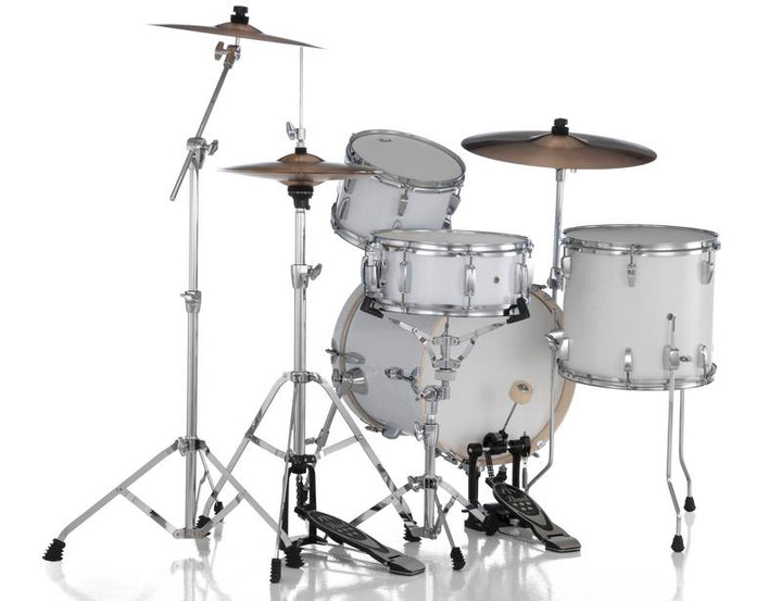Pearl Midtown 4 Piece Compact Drum Kit Set incl. Hardware Pure White 4