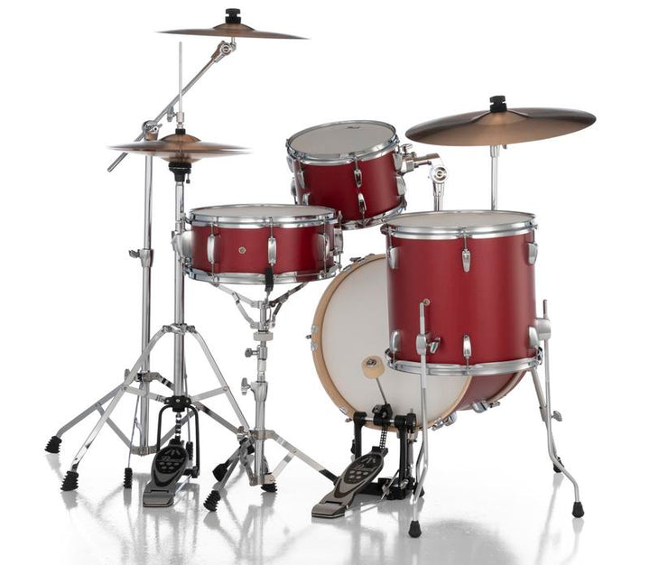 Pearl Midtown 4 Piece Compact Drum Kit Set incl. Hardware Matte Red