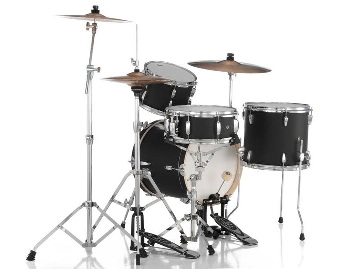 Pearl Midtown 4 Piece Compact Drum Kit Set incl. Hardware Matte Ashpalt Black 