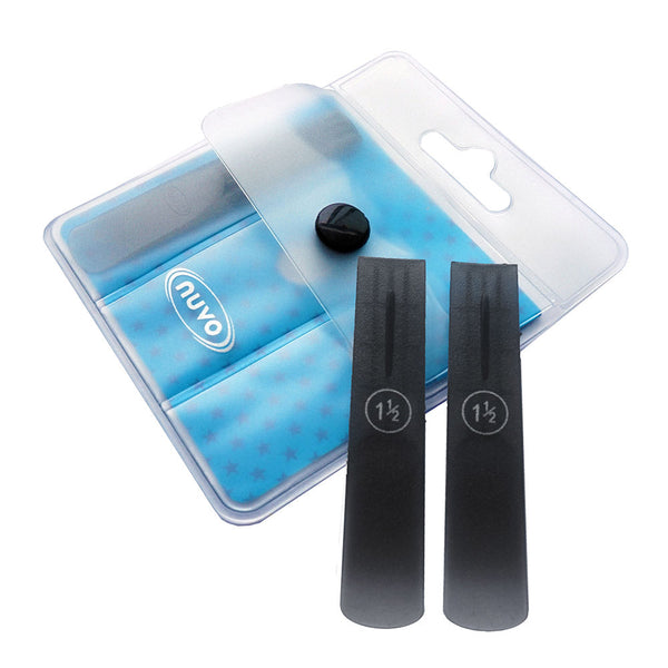 Nuvo 3 pack plastic reeds for Clarineo jSax and DooD - Medium soft (1.5)