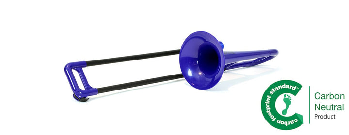 pBone Mini Trombone Blue Instrument