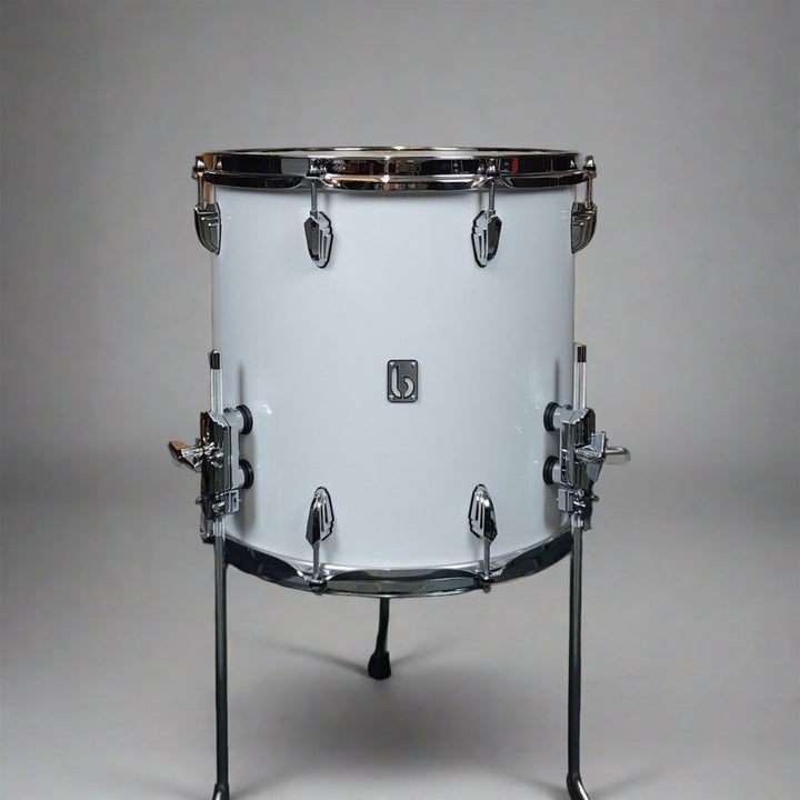 Pre-Owned British Drum Company Legend Club in Picadilly White 20"/10"/12"/14" Floor Tom