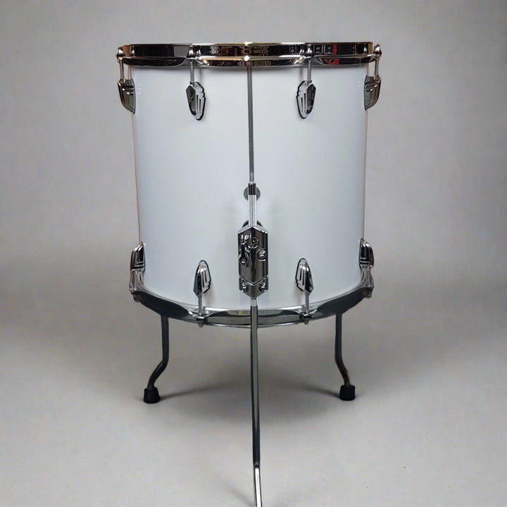 Pre-Owned British Drum Company Legend Club in Picadilly White 20"/10"/12"/14" Floor Tom 3