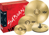 SABIAN SBR Promotional Cymbal Set "“ 14" Hi-Hats, 16" Crash, 20" Ride & Free 10" Splash "“ Bright Brass Sound for Beginners