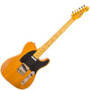 Vintage V52MRBS Electric Guitar with worn-in Eastern poplar body and Wilkinson pickups.
