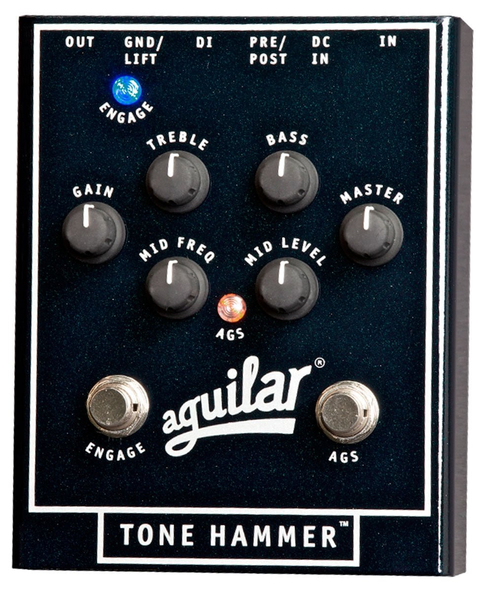 ベース aguilar Tone Hammer PREAMP / DIRECT BOX Aguilar Effects Pedal Tone Hammer Preamp Direct Box – Ev