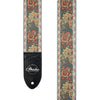 Amumu Paisley Guitar Strap with Premium Leather Ends – Adjustable Length 36" to 63" - Ev - Entz Music