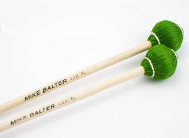 Mike Balter 22BXL Pro Vibe Series Green Cord Medium Hard Birch Mallet