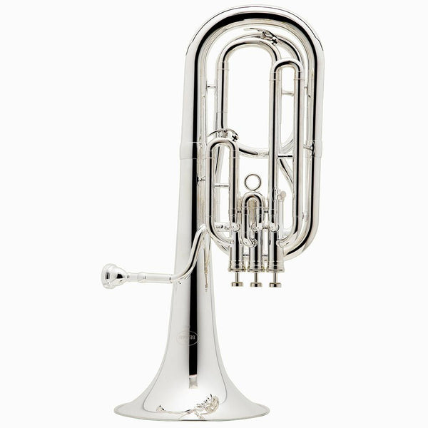 Besson BE157 Bb Baritone Horn Bright Silverplate with Case