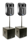 FBT J 5000 Package - High - Power DJ Sound System with Active Subwoofer - Ev - Entz Music