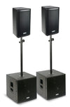 FBT VN1000 Active PA System with Ventis 108A & Subline 112SA - Complete PA Package - Ev - Entz Music