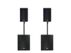 FBT X 2000 Package V2 - Active PA System with Dual Subs & Speakers - Ev - Entz Music