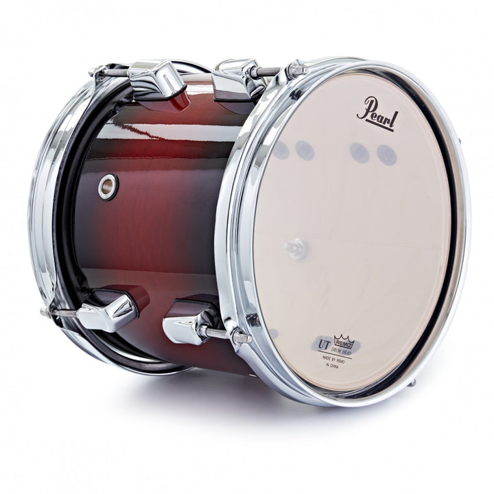 Pearl Decade Maple 8 x 7'' Tom, Gloss Deep Red Burst on side