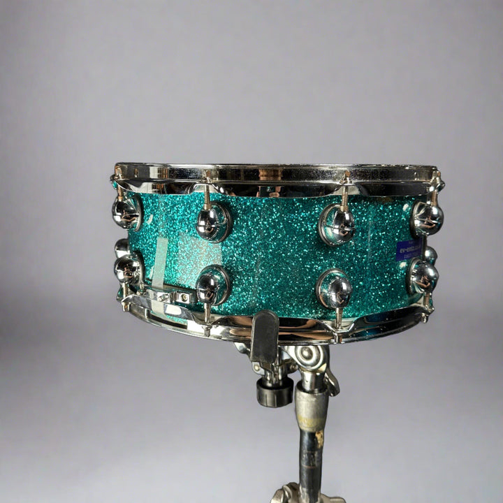 Pre-Owned Premier Genista in Green Sparkle Original Chinese Prototype Snare 14"