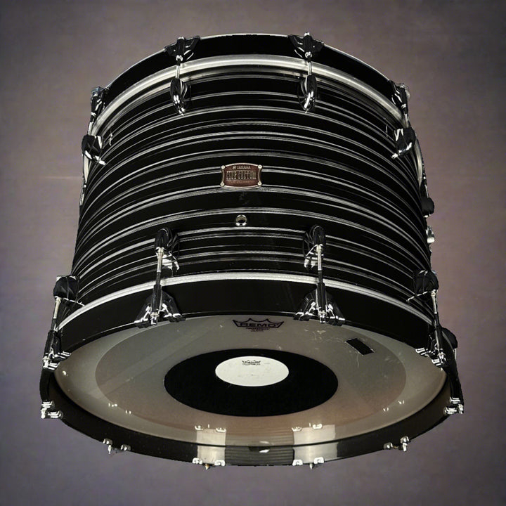 Pre-Owned Yamaha Club Custom Bass Drum in Swirl Black Top View