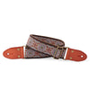 ISUZI GT - 50 Suede Leather Guitar Strap with Brass Buckle - Ev - Entz Music