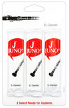 Juno Clarinet Reeds Eb Strength 2 – 3 Pack (JCR1123)