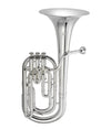 Jupiter JBR730S Bb Baritone 3 valves, silver plated - Ev - Entz Music