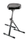 K&M Adjustable Musician Stool with Imitation Leather Seat – Ergonomic and Foldable - Ev - Entz Music