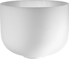 Meinl Sonic Energy 12" Quartz Crystal Singing Bowl – G3 Note, 440 Hz, Throat Chakra, White - Frosted - Ev - Entz Music