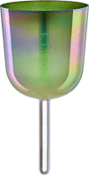 Meinl Sonic Energy 5.75" Essence Solfeggio Crystal Singing Bowl Ut 396 Hz - Olive Green, Includes Carrying Bag & Suede Mallet - Ev - Entz Music