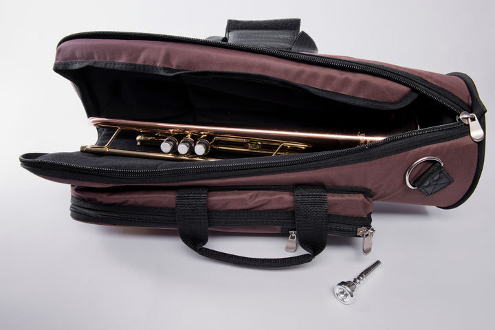 Conn Selmer Bass Student Trumpet TR355G Bag on side