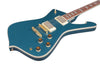 Ibanez IC420 Iceman electric guitar in Antique Blue Metallic