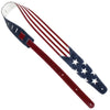Perri's Leather 2.5" Guitar Strap ~ USA Flag - Ev - Entz Music