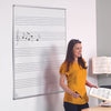 Printed Music Staves Whiteboard – Aluminium Framed, Multiple Sizes - Ev - Entz Music
