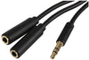 Pro - Signal Stereo Splitter Cable 3.5mm 0.5m length - Ev - Entz Music