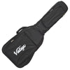 Vintage Deluxe Electric Guitar Bag – 15mm Padded Black Gig Bag with Storage (VDEG8) - Ev - Entz Music