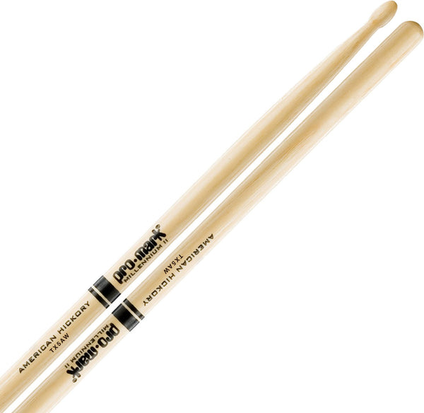ProMark American Hickory 5A Wood Tip Drum Sticks TX5AW