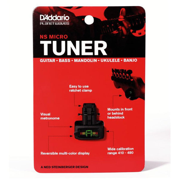 D'Addario Micro Headstock Tuner