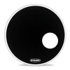 Evans 20" EQ3 Resonant Black Bass Drum Head BD20RB
