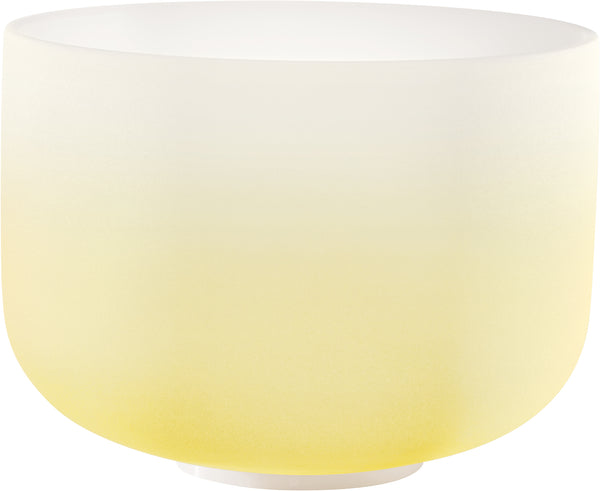 MEINL Sonic Energy Crystal Singing Bowl, color-frosted, 12" / 30 cm, Note E4, Solarplexus Chakra