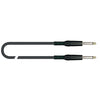 QuikLok Instrument Cable STR/601K-6BK, Jack 6 Metres