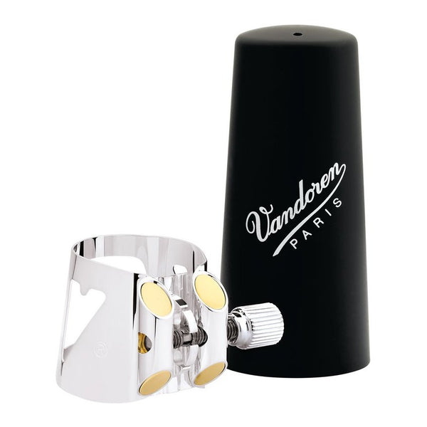 Vandoren Ligature & Cap Clarinet Bb Silver+Plastic