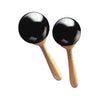 Stagg Large Fibre Traditional Black Maracas