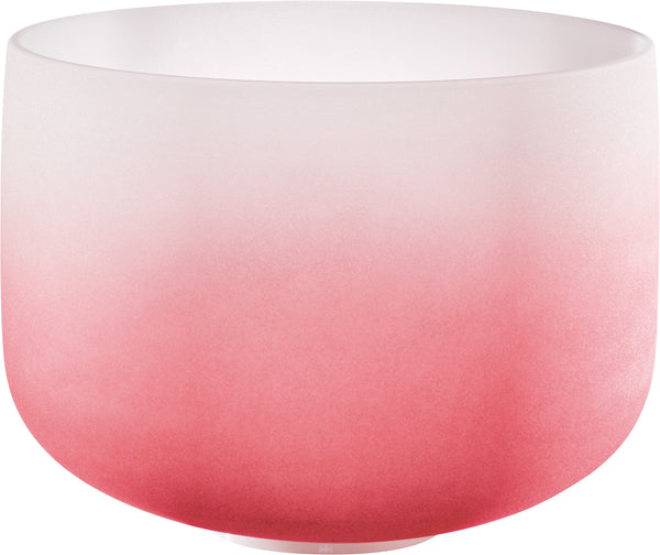 MEINL Sonic Energy Crystal Singing Bowl, color-frosted, 14" / 36 cm, Note C4, Root Chakra