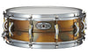 Ex-Demo Pearl Sensitone Premium Beaded Brass Snare Drum 14" x 6.5" - Patina Finish, Vintage Warmth & Precision