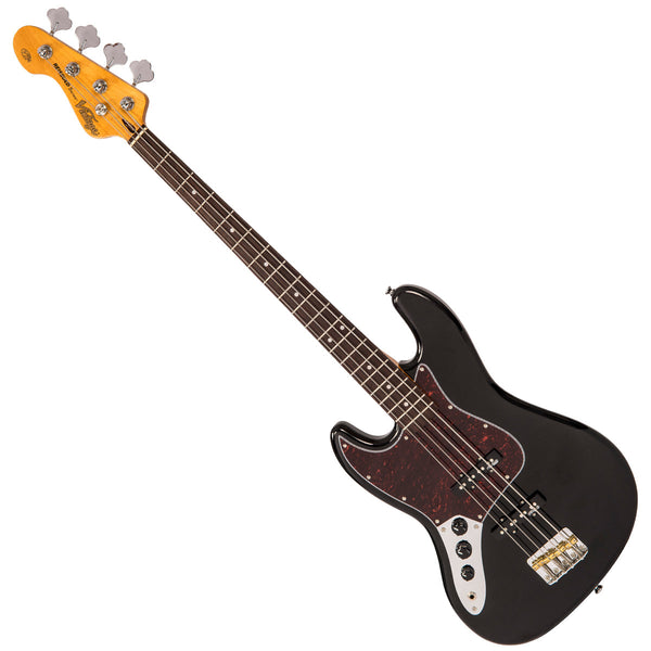 Vintage VJ74 ReIssued Bass ~ Gloss Black ~ Left Hand